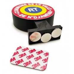 12V LED Lighted Car Dashboard Magnetic Sign